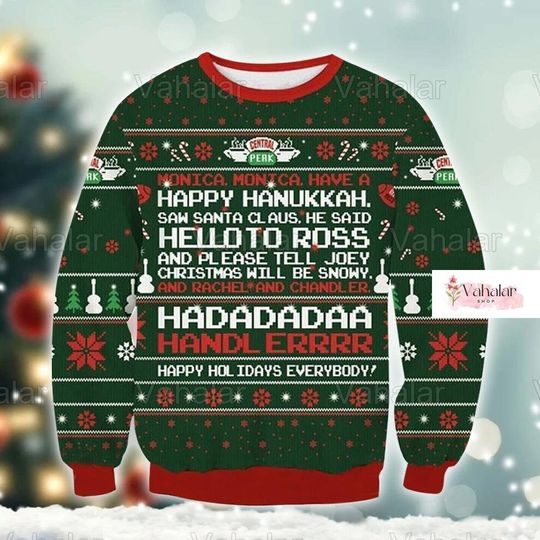 Discover Christmas Friends Ugly Sweater