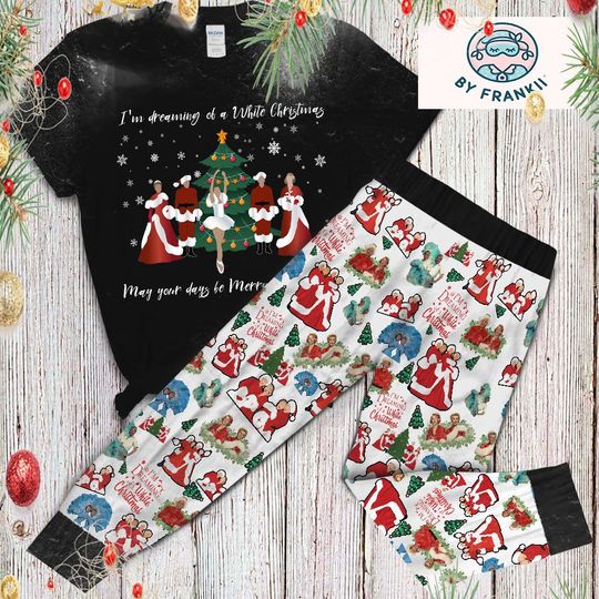Discover I'm Dreaming of a White Christmas Pajamas Set Gift, Christmas Pajamas Set