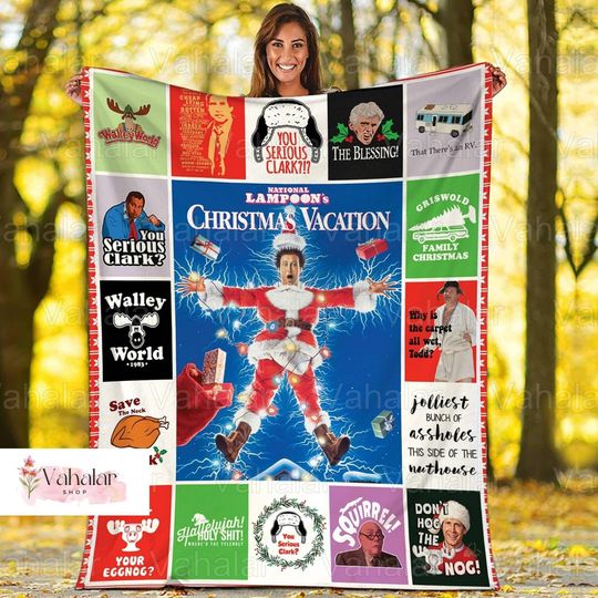 Discover Christmas National Lampoon's Fleece Blanket