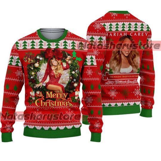 Discover Mariah Carey Merry Christmas One And All Ugly Xmas Sweater, Christmas Gift