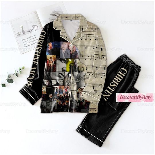 Discover Christmas Fleetwood Mac Pajamas, Christine McVie Pajamas Set, Christine McVie Pajamas