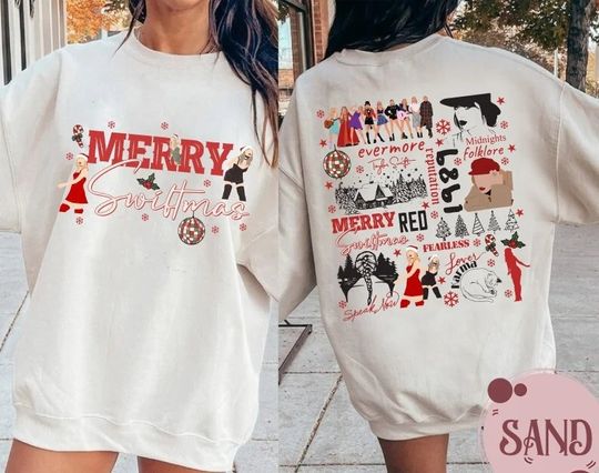 Discover Merry Swiftmas Sweatshirt, Have A Merry Swiftmas Sweatshirt