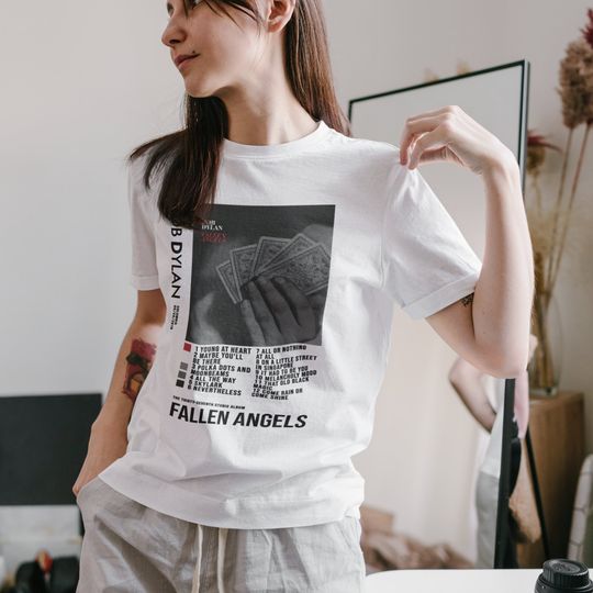 Discover Bob Dylan - Fallen Angels Album Poster Tshirt