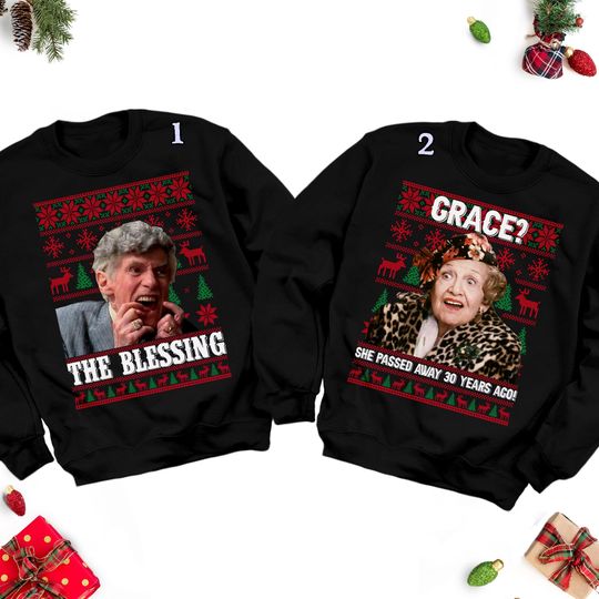 Discover The Blessing Uncle Lewis And Aunt Bethany Christmas Sweatshirt