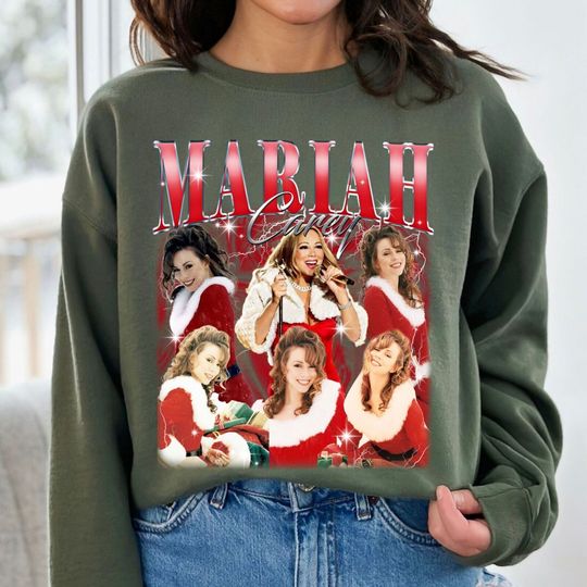 Discover Mariah Carey Christmas Sweatshirt, All I Want For Christmas 2023 Sweatshirt