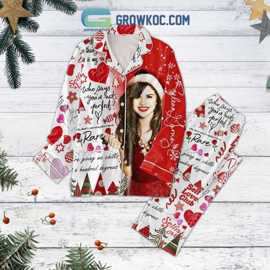 Discover Selena Gomez Selfish Love Pajamas Set, Christmas Pajamas