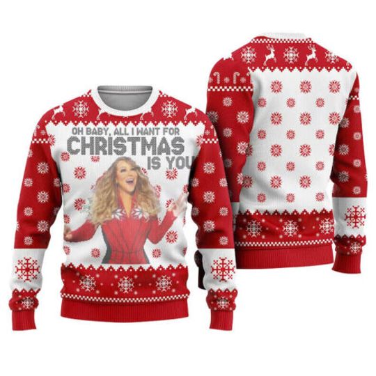 Discover Mariah Carey Xmas Ugly Sweater, Xmas Lover Ugly Sweatshirt