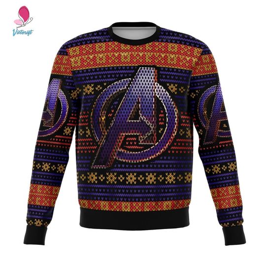 Discover Superhero Ugly Sweater, End Game Christmas Sweatshirt