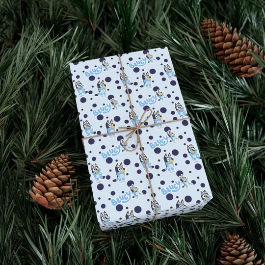 Discover BlueyDad Christmas Wrapping Paper