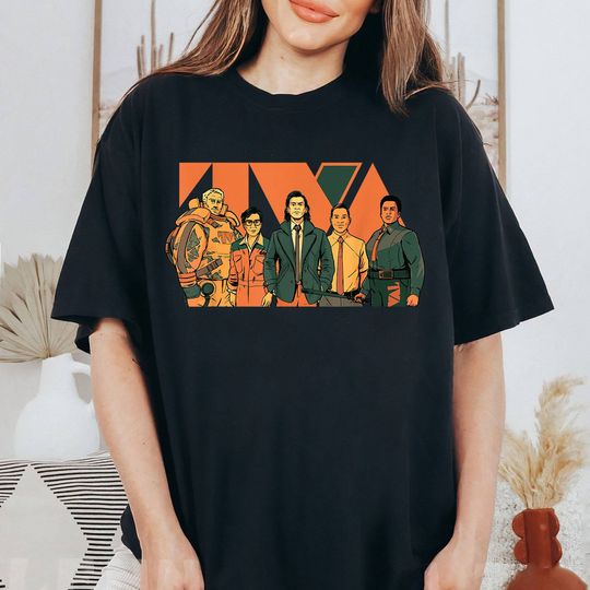 Discover Loki Season 2 Loki Crew TVA Logo T-Shirt