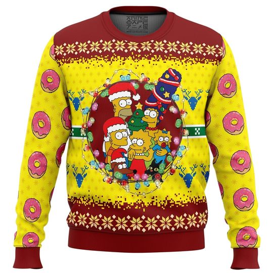 Discover The Simpsons Ugly Christmas Sweater, Christmas Gift