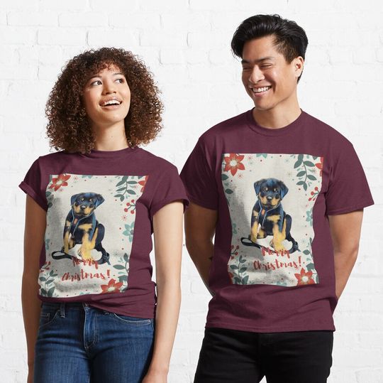 Discover Rottweiler Christmas Classic T-Shirt