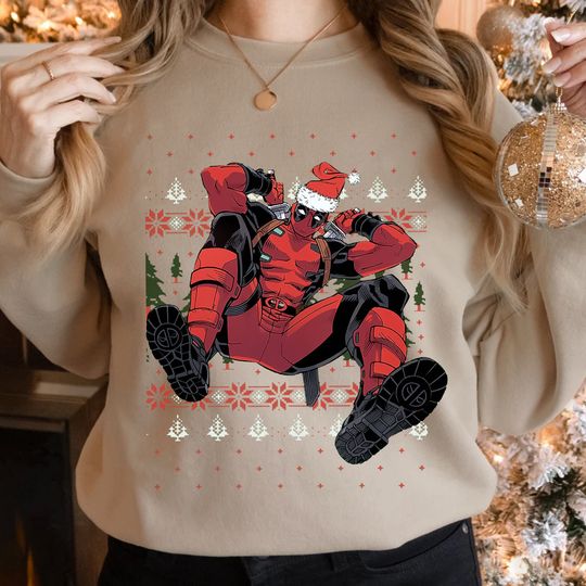 Discover Super Hero Christmas T-shirt For Movie Lovers Sweatshirt