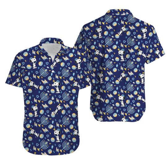 Discover Happy Hanukkah Hawaiian Shirt
