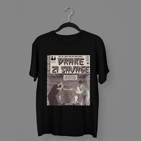Discover Drake & 21 Savage Comic Style Shirt