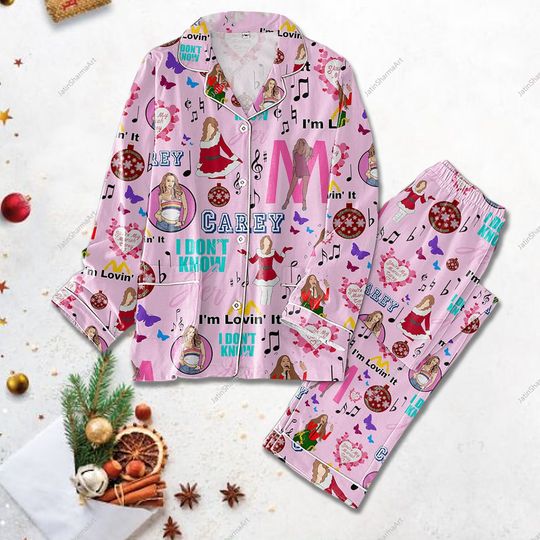 Discover Mariah Carey Pajamas Set, Mariah Carey Merry Christmas One and All Tour 2023 Pajamas