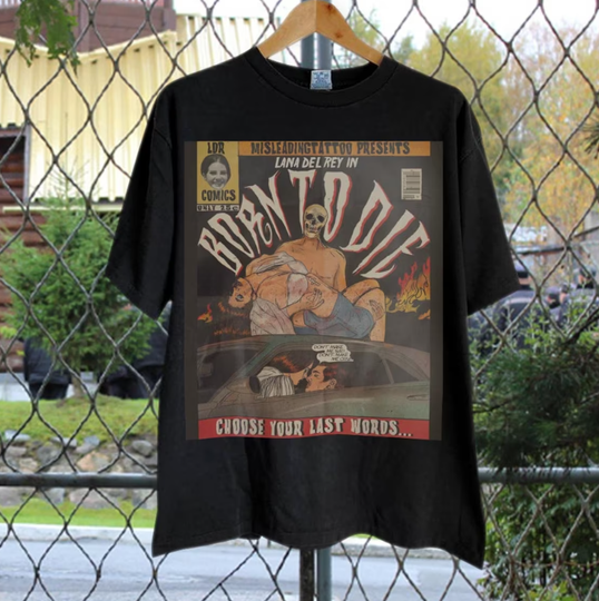 Discover Lana Del Rey Singer Born To Die Comic unisex t shirt, Lana Del Rey shirt