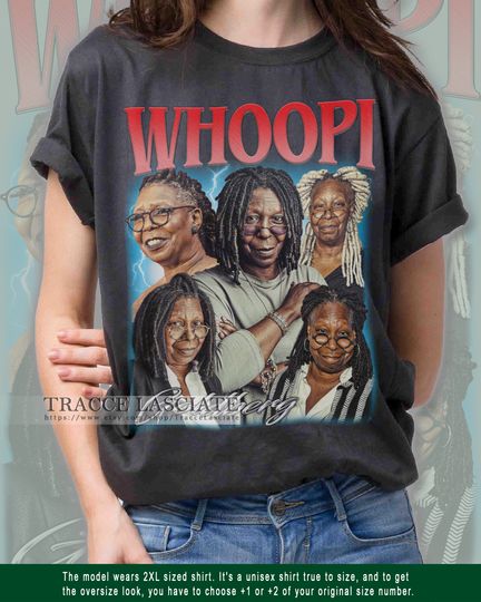 Discover LIMITED WHOOPI GOLDBERG Shirt Crewneck Vintage 90s Grapic Tee