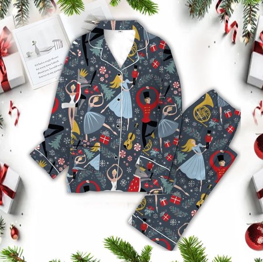 Discover Nutcracker Ballet Pajamas, Mommy And Me Pajamas, Christmas Pjs Family