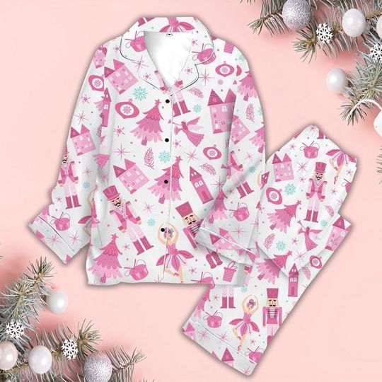 Discover Christmas Nutcracker Ballet Pajama Set, Christmas Nutcracker Dream Ballet Pajama