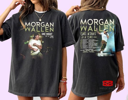 Discover One Night At A Time Wallen Western 2024 Tour Shirt, Wallen Western 2024