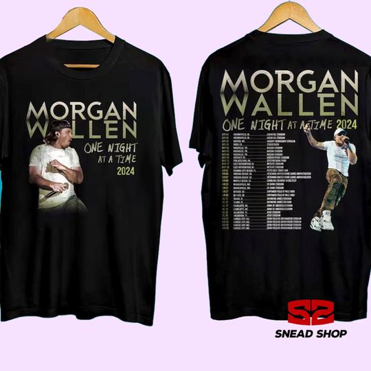 Discover One Night At A Time Wallen Western 2024 Tour Shirt, Wallen Western 2024