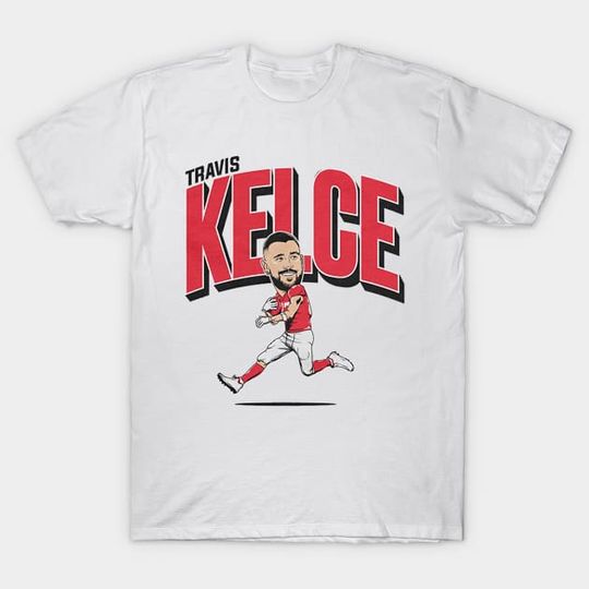 Discover Travis Kelce Caricature - Travis Kelce - T-Shirt