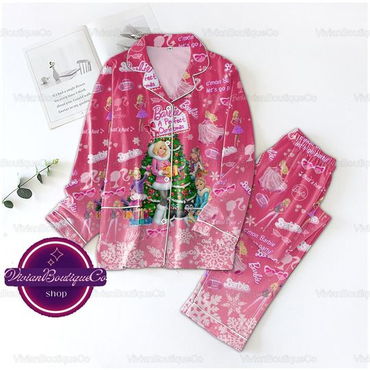 Discover Christmas Barbi Pajamas Set - Fun Holiday Sleepwear
