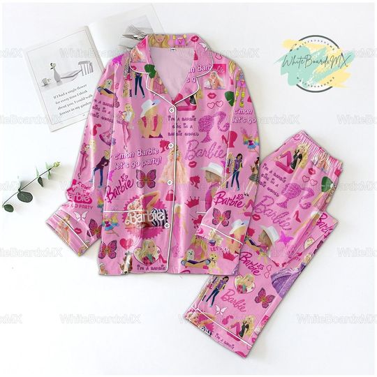 Discover Christmas Barbe Pajamas, Barbe Pyjamas, Come On Barbi Midnight Shirt, Lets Go Party Pajamas,, Barbi Girl Pajamas