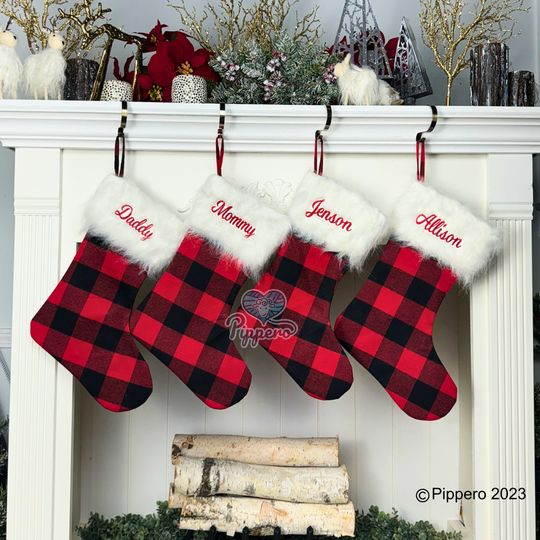 Discover Personalized Custom Classic Design Family Stocking