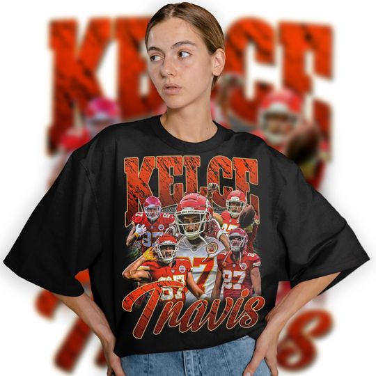 Discover Limited Travis Kelce Vintage T-Shirt, Graphic Unisex T-shirt