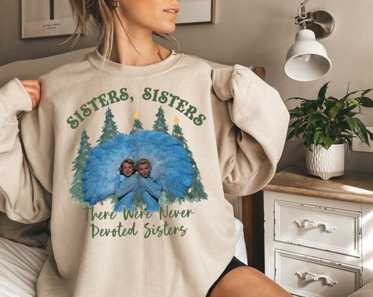Discover White Movie Christmas Sweatshirt, White Christmas Movie 1954 Shirt, Haynes Sisters Shirt