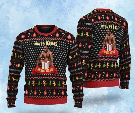 Discover Ugly Christmas Sweater, Barry Wood I Have A Big Package
