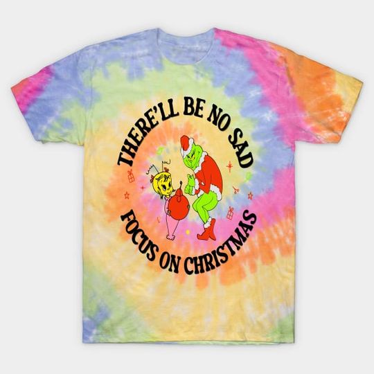 Discover Merry Grin Christmas Tie Dye T-Shirt