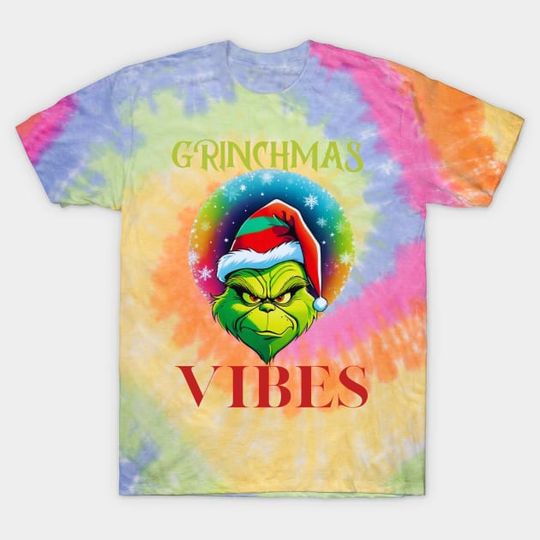 Discover Merry Grin Christmas Tie Dye T-Shirt