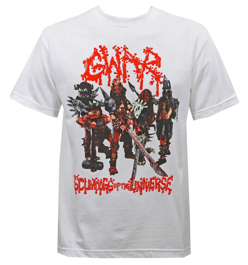 Discover Vintage GWAR Album Men T-shirt White Cotton Unisex