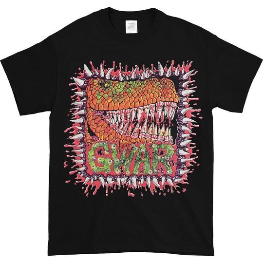 Discover Gwar Gor Gor Dinosaur 1990 New Black T-Shirt