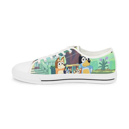 Discover Fun and Colorful BlueyDad Women's Low Top Sneaker
