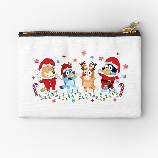 Discover Blue Dog & Friends, Christmas Blue Family Merry Bluemas 2023 Family Xmas Makeup Bag
