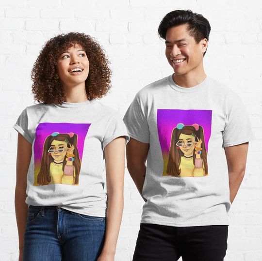 Discover Jenna Marbles Fanart Colorful Classic T-Shirt