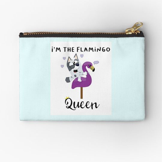 Discover The Flamingo Queen Makeup Bag