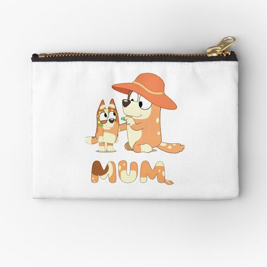 Discover Mum BlueyDad Cartoon Makeup Bag