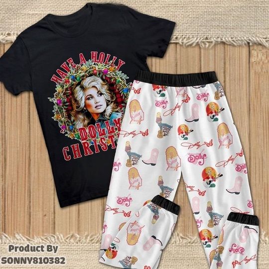 Discover Have A Holly Dolly Christmas Pajamas Set, Be A Dolly Xmas