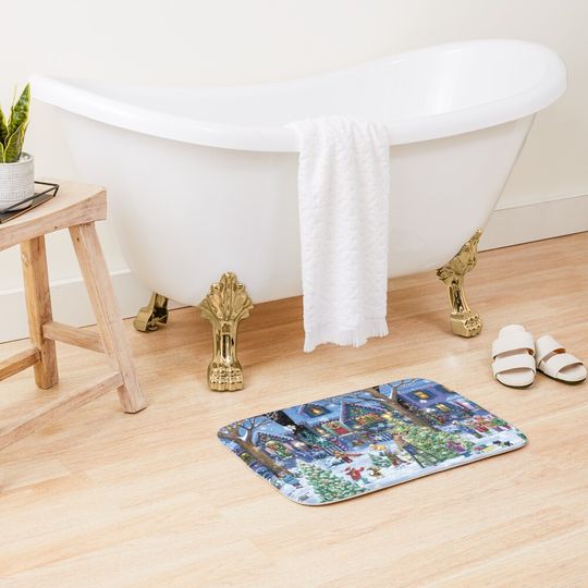 Discover Decorating for Christmas Bath Mat