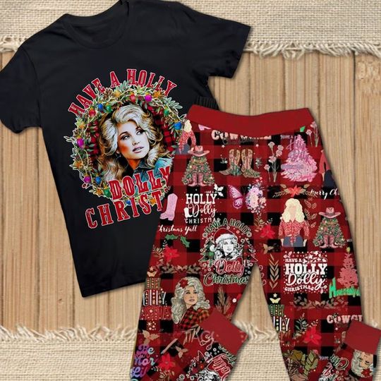 Discover In Dolly We Trust Pajamas Set, Be A Dolly Christmas Women Pajamas