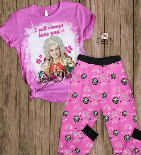 Discover Christmas Dolly Shirt Set, Holly Dolly Pajamas Set