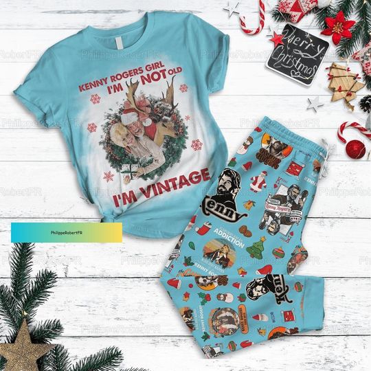 Discover Christmas Kenny Rogers & Dolly Parton Pajamas, Dolly Parton Xmas Pajamas