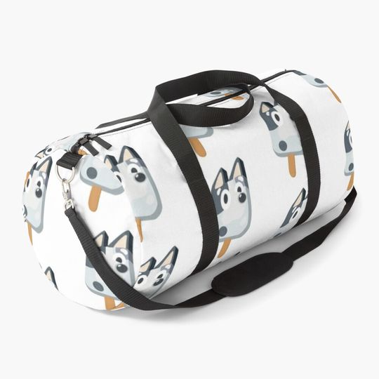 Discover Gray Dog Popsicle Duffel Bag