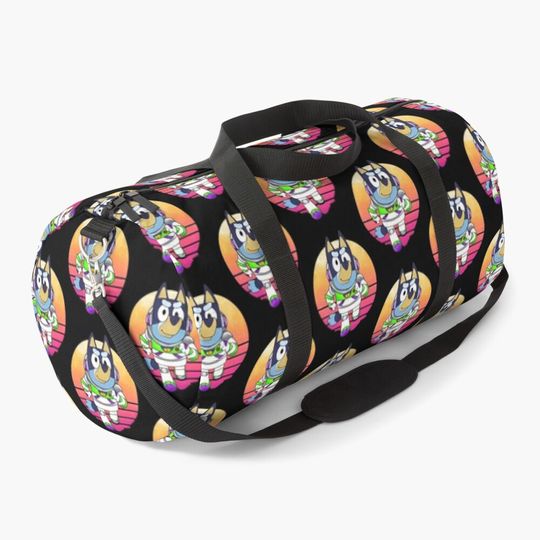 Discover Vintage BlueyDad Cartoon Duffel Bag
