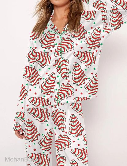Discover Christmas Tree Cakes Pajama Set, Nutcracker Pajamas